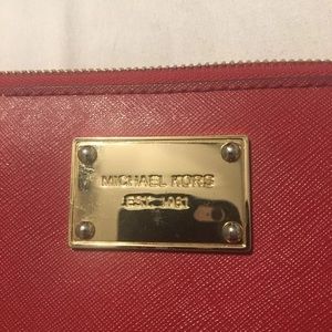 Red Michael Kors Wallet